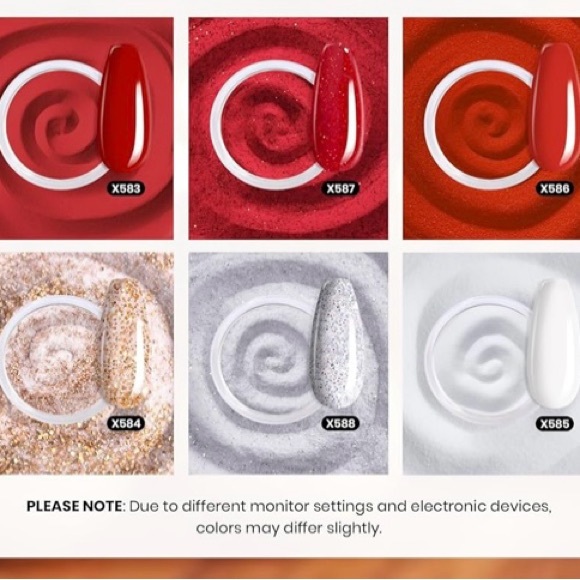 CHRISTMAS COLORS DIP  NAIL POLISH  KIT - Picture 9 of 13